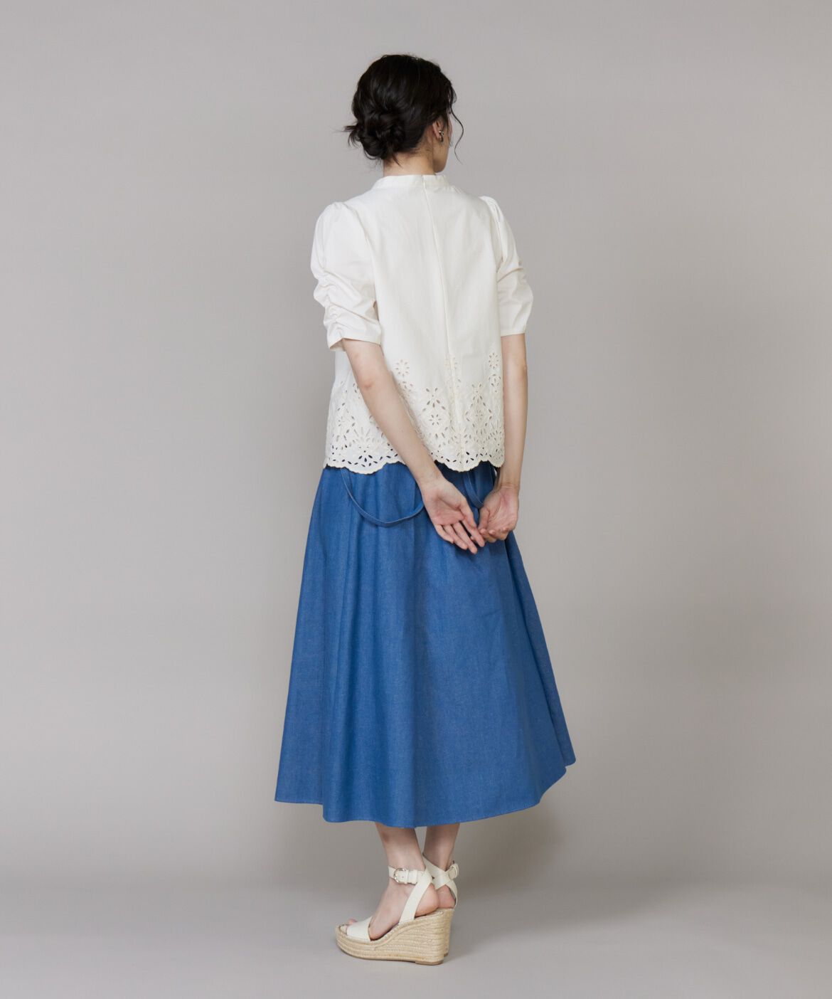 Maglie le cassetto「《M Maglie le cassetto》ラッシュガードレースブラウス《UVカット・撥水加工》」|シャツ・ブラウス|