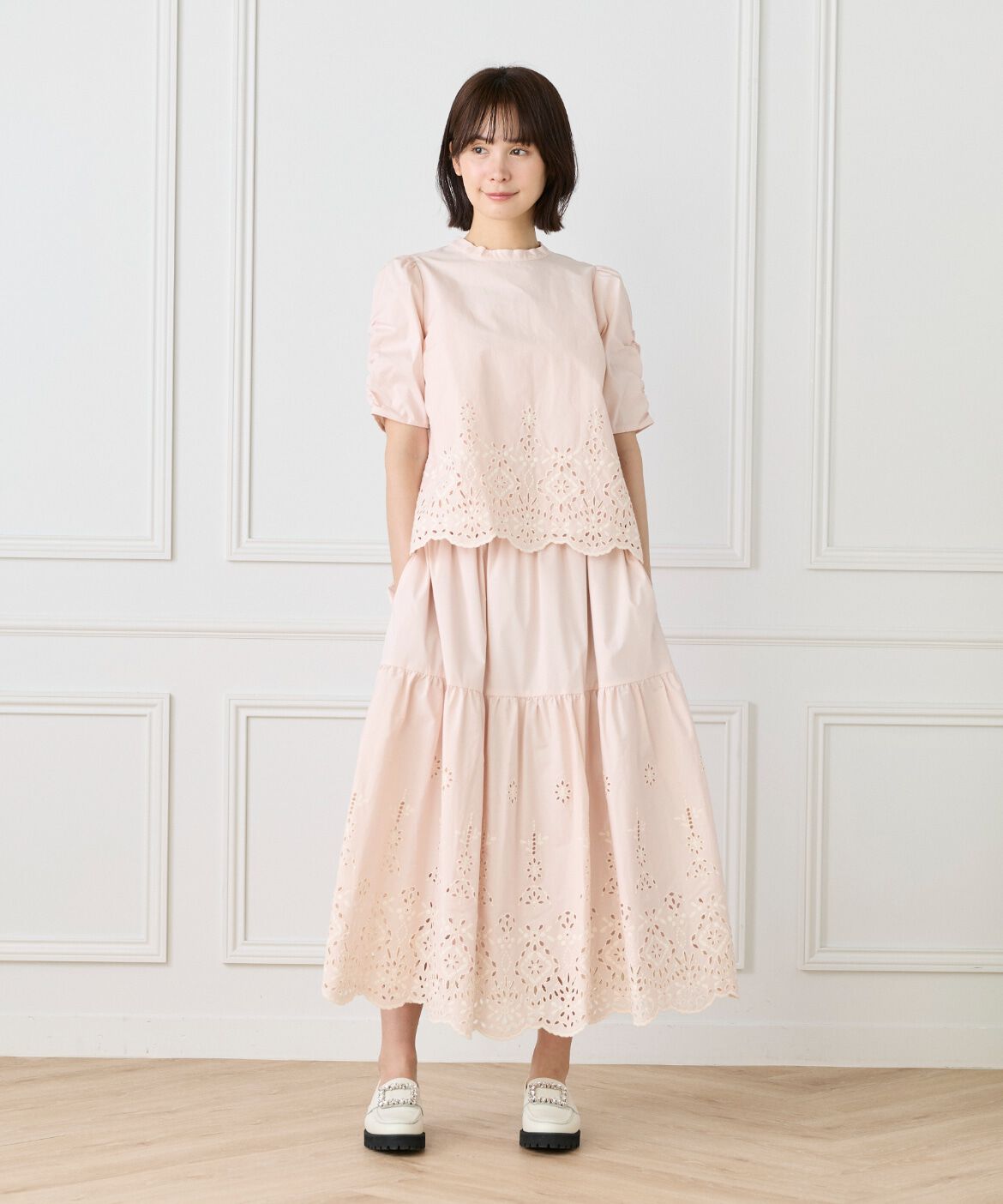 Maglie le cassetto「《M Maglie le cassetto》ラッシュガードレースブラウス《UVカット・撥水加工》」|シャツ・ブラウス|