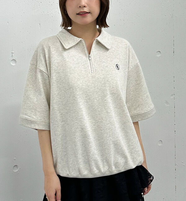 archives「ハーフＺＩＰポロスウェット」|Tシャツ・カットソー|OATMEAL
