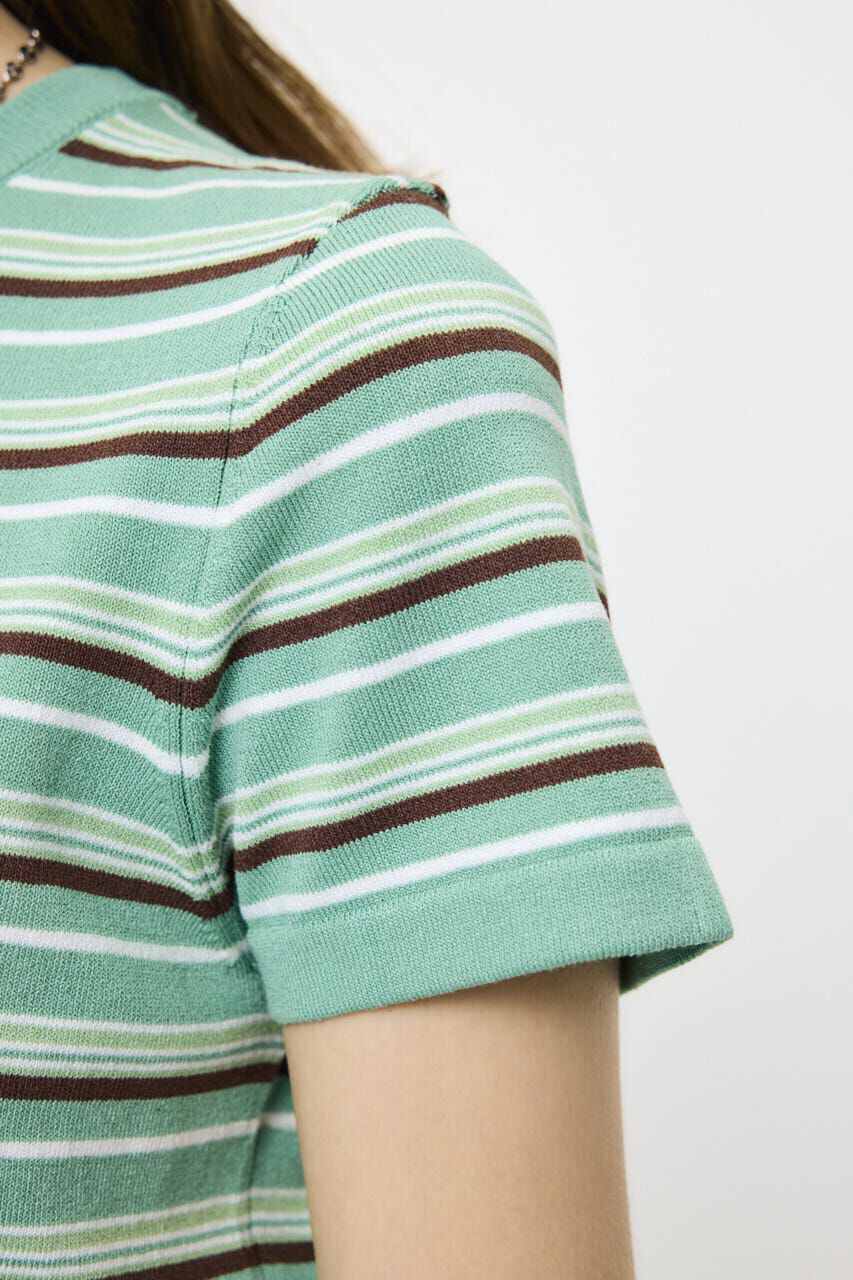 MOUSSY「MULTI BORDER BABY ティ」|ニット・セーター|