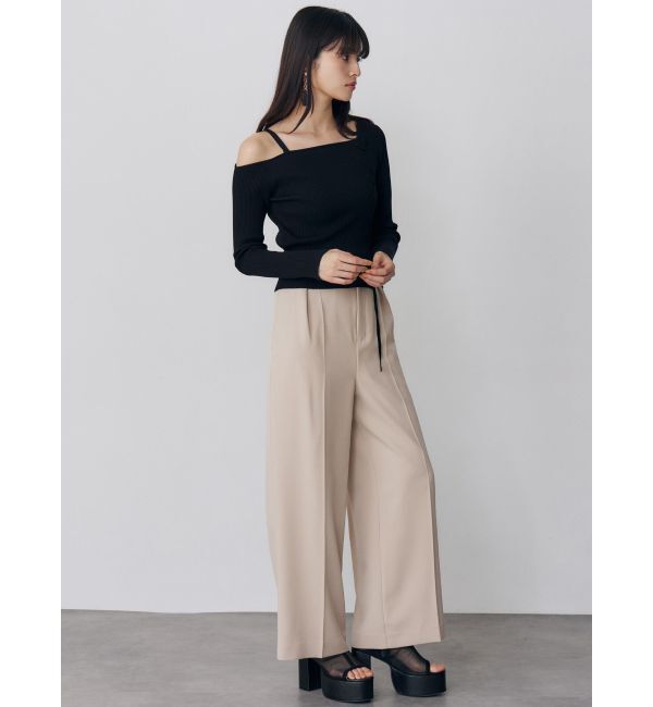 MURUA「フロントベルトワイドパンツ【セットアップ着用可】」|その他|