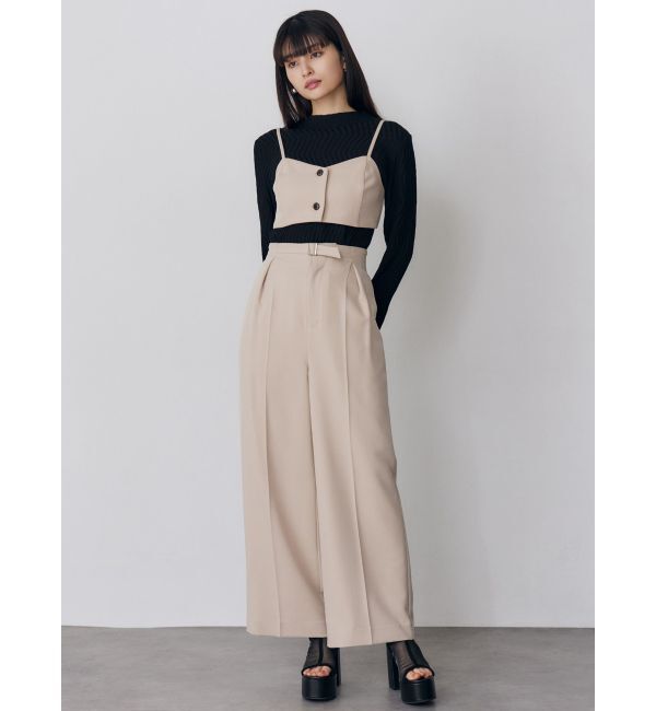 MURUA「フロントベルトワイドパンツ【セットアップ着用可】」|その他|