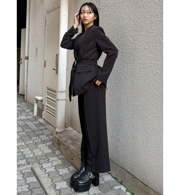 MURUA「フロントベルトワイドパンツ【セットアップ着用可】」|その他|