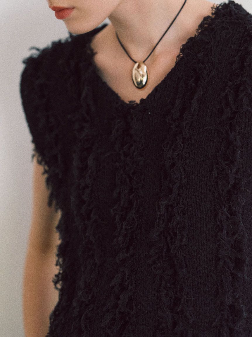 emmi atelier「ドロップロープネックレス」|ネックレス|GLD