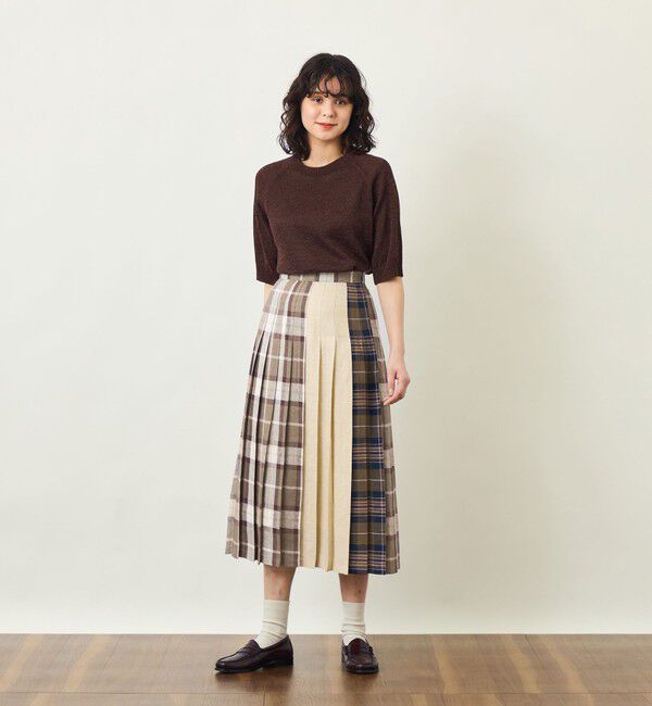 MACKINTOSH PHILOSOPHY「GREY LABELペーパーヤーンニットプルオーバー」|ニット・セーター|