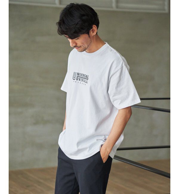 ikka「【MonoMax &times; 小泉孝太郎】UNIVERSAL OVERALL ユニバーサルオーバーオール DAILYプリントTシャツ」|Tシャツ・カットソー|