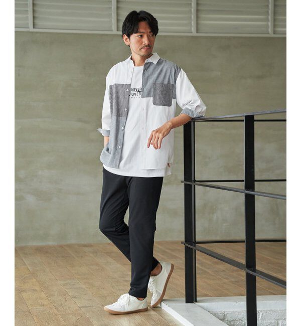 ikka「【MonoMax &times; 小泉孝太郎】UNIVERSAL OVERALL ユニバーサルオーバーオール DAILYプリントTシャツ」|Tシャツ・カットソー|