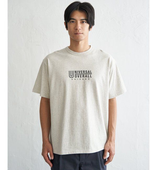 ikka「【MonoMax &times; 小泉孝太郎】UNIVERSAL OVERALL ユニバーサルオーバーオール DAILYプリントTシャツ」|Tシャツ・カットソー|