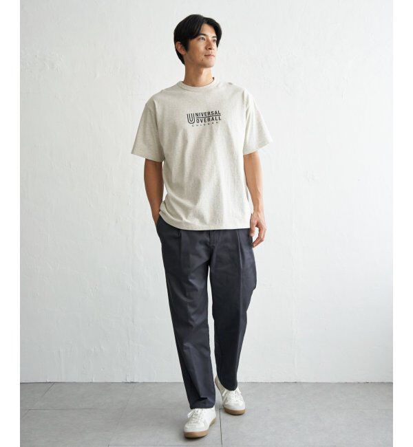 ikka「【MonoMax &times; 小泉孝太郎】UNIVERSAL OVERALL ユニバーサルオーバーオール DAILYプリントTシャツ」|Tシャツ・カットソー|
