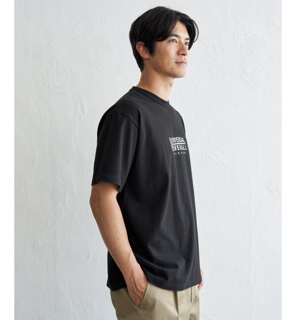 ikka「【MonoMax &times; 小泉孝太郎】UNIVERSAL OVERALL ユニバーサルオーバーオール DAILYプリントTシャツ」|Tシャツ・カットソー|