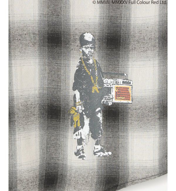 VENCE share style「Banksy バンクシー チェックシャツ」|シャツ・ブラウス|