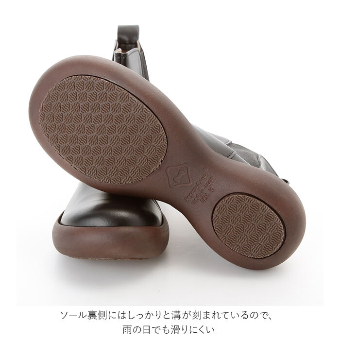 BACKYARD FAMILY「ショートブーツ レディース ぺたんこ 定番 サイドゴア ブーツ ショート ローヒール」|ショートブーツ|