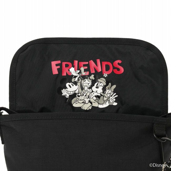 Manhattan Portage「NYLON MESSENGER BAG（XS）BACK POCKET W/ DIVIDER MAGNET / MICKEY / 26」|ショルダー・メッセンジャー|
