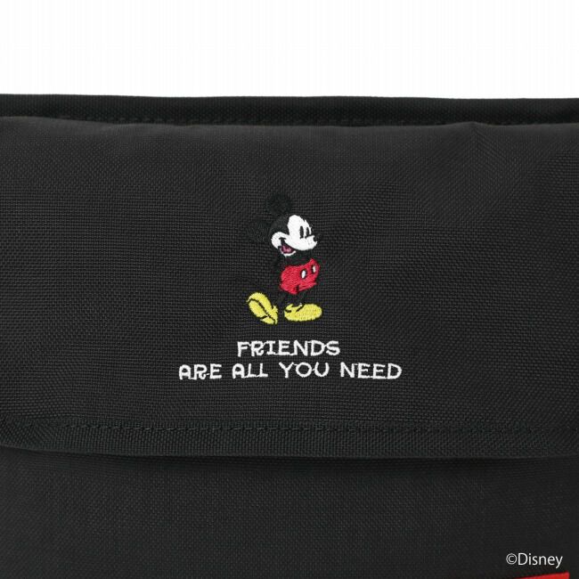 Manhattan Portage「NYLON MESSENGER BAG（XS）BACK POCKET W/ DIVIDER MAGNET / MICKEY / 26」|ショルダー・メッセンジャー|