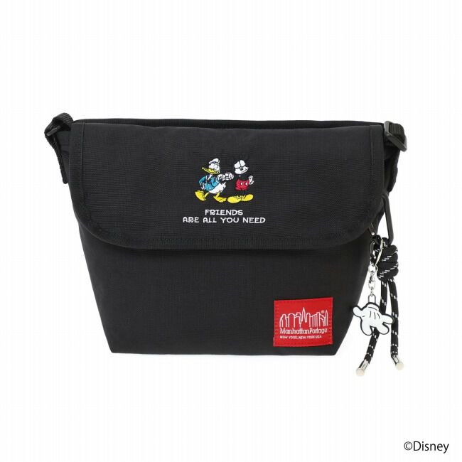 Manhattan Portage「NYLON MESSENGER BAG（XS）BACK POCKET W/ DIVIDER MAGNET / MICKEY / 26」|ショルダー・メッセンジャー|