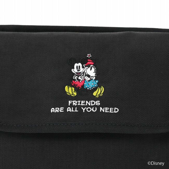 Manhattan Portage「NYLON MESSENGER BAG（XS）BACK POCKET W/ DIVIDER MAGNET / MICKEY / 26」|ショルダー・メッセンジャー|