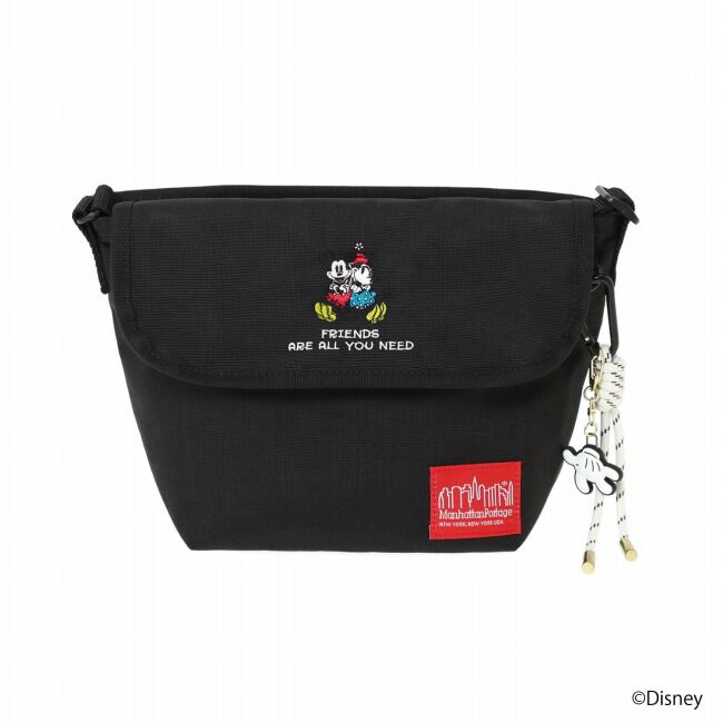 Manhattan Portage「NYLON MESSENGER BAG（XS）BACK POCKET W/ DIVIDER MAGNET / MICKEY / 26」|ショルダー・メッセンジャー|