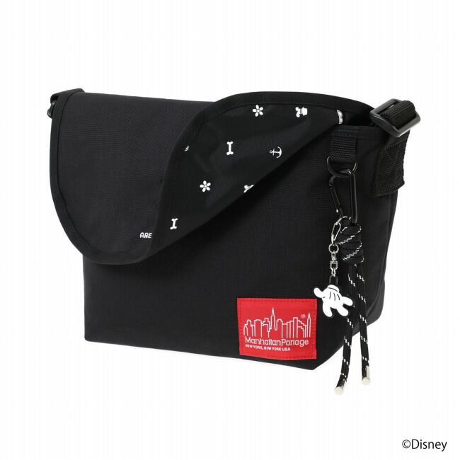 Manhattan Portage「NYLON MESSENGER BAG JR (SM) BACK POCKET W/ DIVIDER MAGNET / MICKEY / 26」|ショルダー・メッセンジャー|