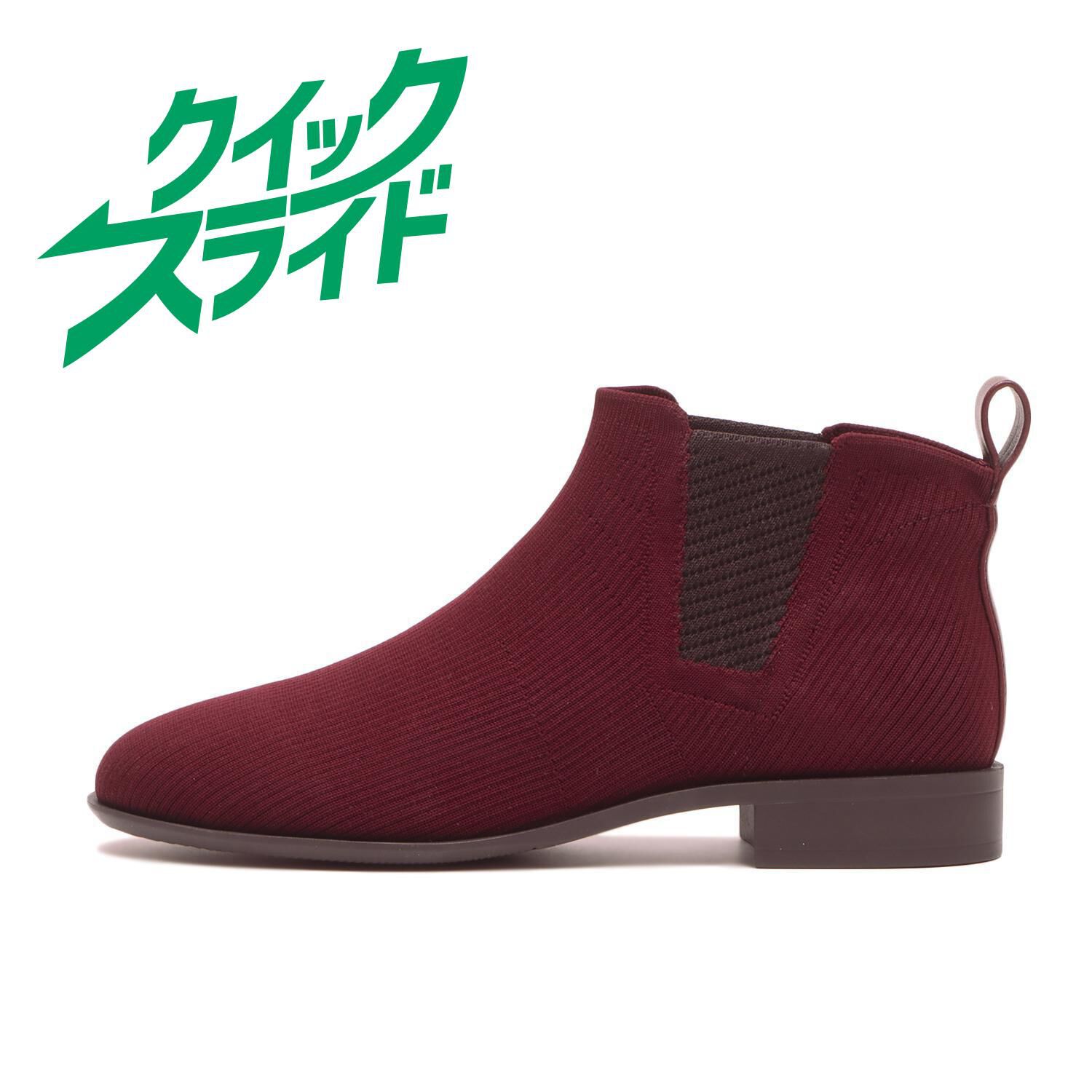 ABC SELECT「【ABC SELECT】SIDE GORE KNIT2.5」|スニーカー|レッド