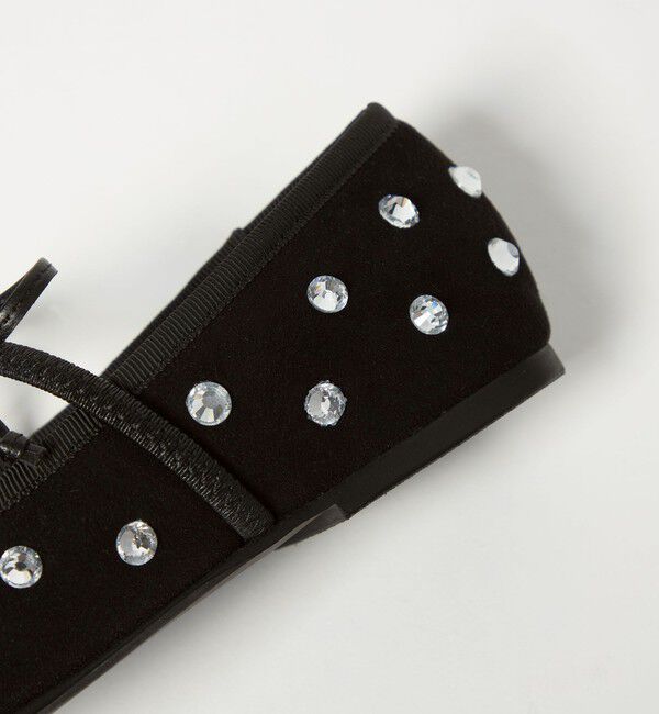 SY UNITED ARROWS「＜SY＞ マルチビジューバレエ フラット10&uarr;」|バレエシューズ|