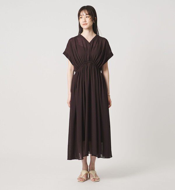 UNITED ARROWS「スラブ シアー ワンピース ‐ウォッシャブル‐」|ワンピース|