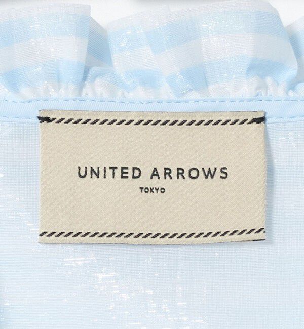 UNITED ARROWS「LINEAESSE Vネック パフブラウス ‐ウォッシャブル‐」|シャツ・ブラウス|