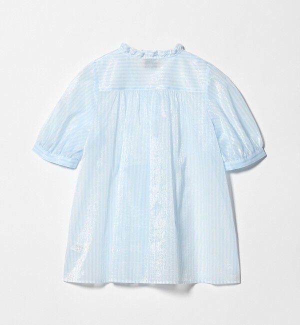 UNITED ARROWS「LINEAESSE Vネック パフブラウス ‐ウォッシャブル‐」|シャツ・ブラウス|