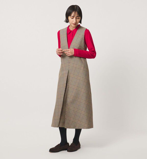 UNITED ARROWS「T/W ジャンパースカート」|ジャンパースカート|
