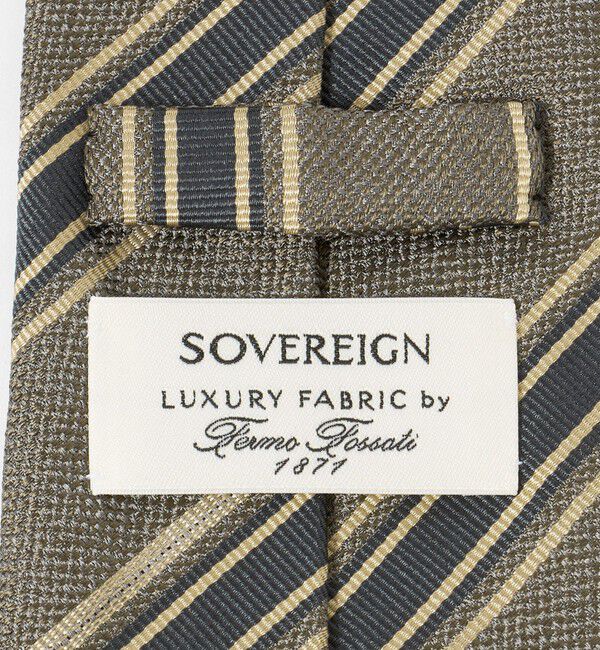 UNITED ARROWS「＜SOVEREIGN＞FOSSATI ストライプ/ネクタイ」|ネクタイ・蝶ネクタイ|