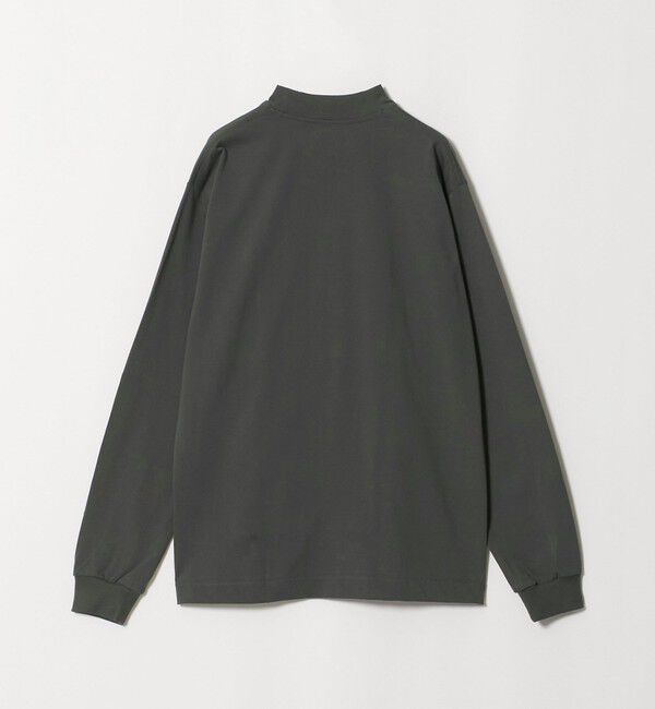 UNITED ARROWS「ALBINI オーガニックコトン モックネック ロングスリーブ Tシャツ 抗菌防臭」|Tシャツ・カットソー|