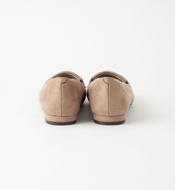 UNITED ARROWS green label relaxing「【WEB限定】ポインテッド キルト フラットシューズ（1.5cmヒール) -撥水-」|パンプス|