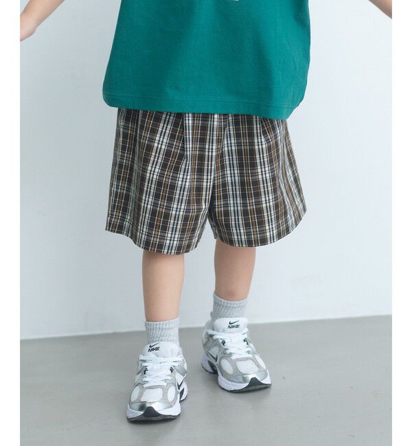 UNITED ARROWS green label relaxing「チェック ハーフパンツ キッズ / 100cm-130cm」|その他|MD.BROWN
