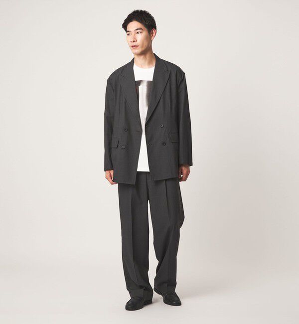 UNITED ARROWS green label relaxing「TR 和紙 2プリーツ スラックス W4」|スラックス|