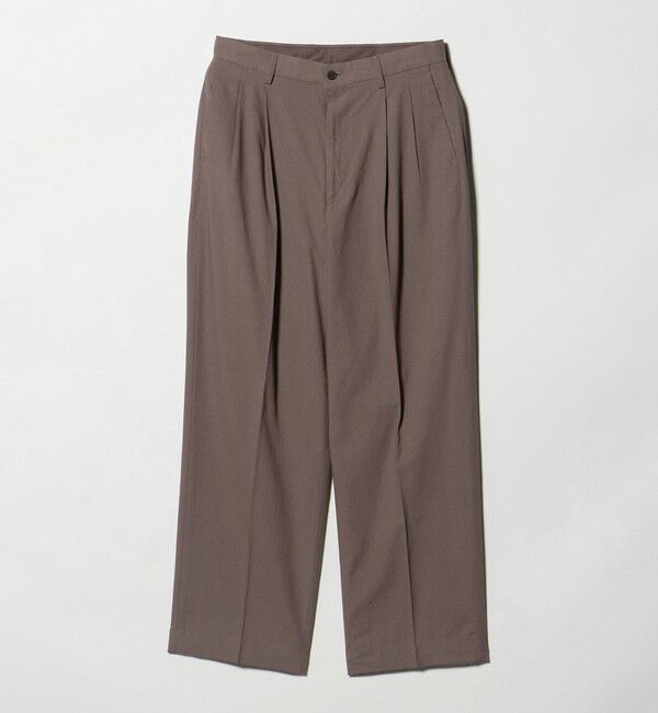 UNITED ARROWS green label relaxing「TR 和紙 2プリーツ スラックス W4」|スラックス|