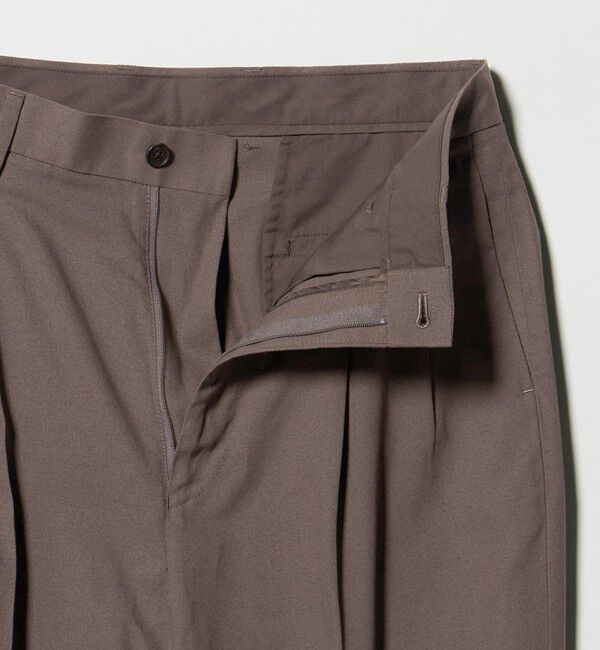 UNITED ARROWS green label relaxing「TR 和紙 2プリーツ スラックス W4」|スラックス|