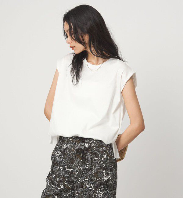 UNITED ARROWS green label relaxing「フレンチスリーブ Tシャツ 汗染み防止」|Tシャツ・カットソー|