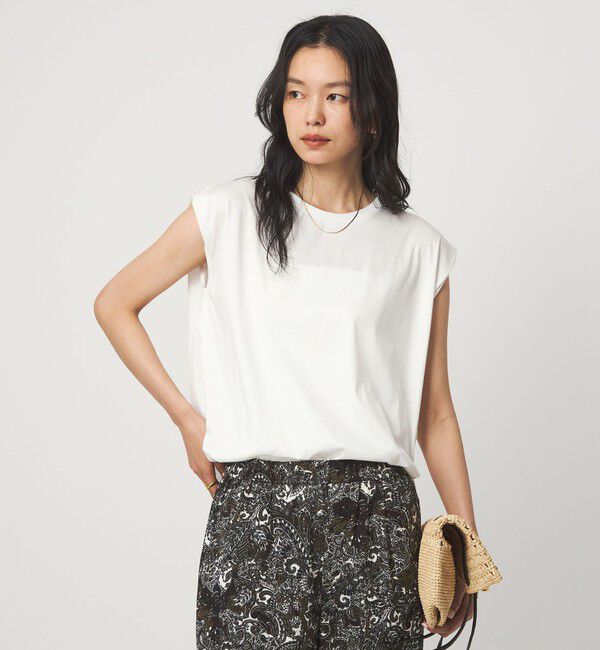 UNITED ARROWS green label relaxing「フレンチスリーブ Tシャツ 汗染み防止」|Tシャツ・カットソー|