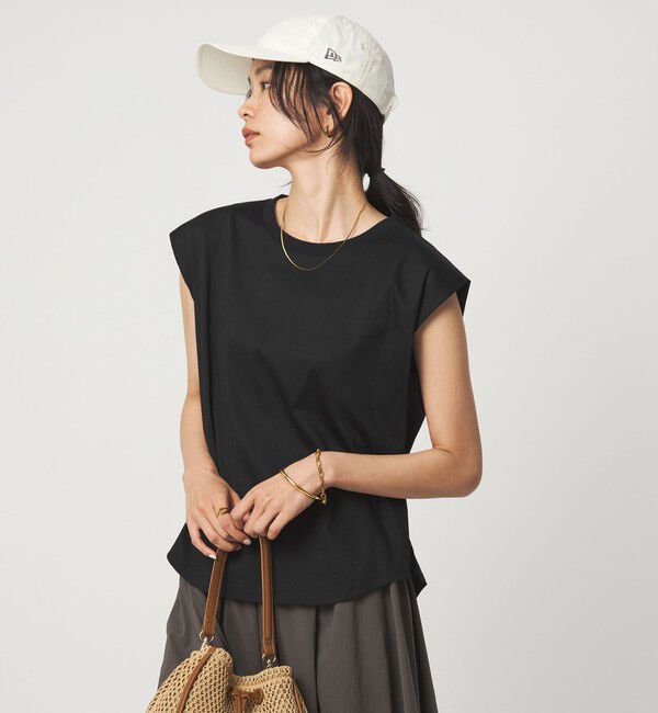 UNITED ARROWS green label relaxing「フレンチスリーブ Tシャツ 汗染み防止」|Tシャツ・カットソー|