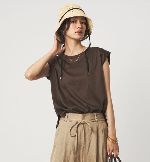 UNITED ARROWS green label relaxing「フレンチスリーブ Tシャツ 汗染み防止」|Tシャツ・カットソー|