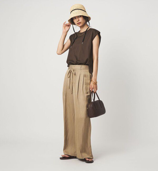 UNITED ARROWS green label relaxing「フレンチスリーブ Tシャツ 汗染み防止」|Tシャツ・カットソー|