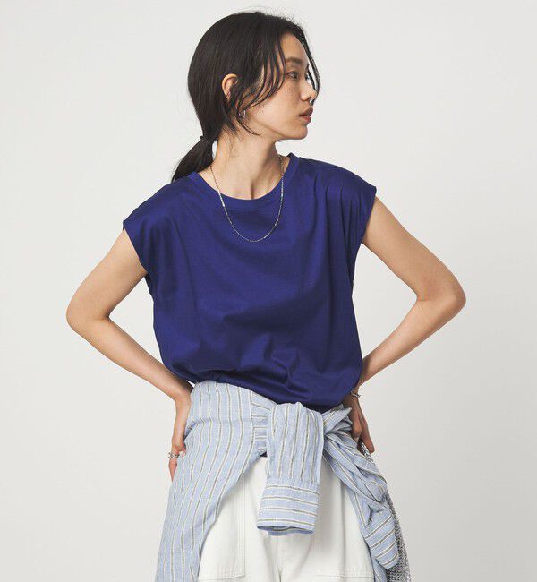 UNITED ARROWS green label relaxing「フレンチスリーブ Tシャツ 汗染み防止」|Tシャツ・カットソー|