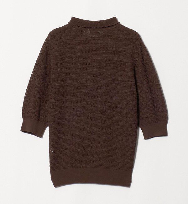 UNITED ARROWS green label relaxing「エリツキ ショートスリーブ ニット」|ニット・セーター|