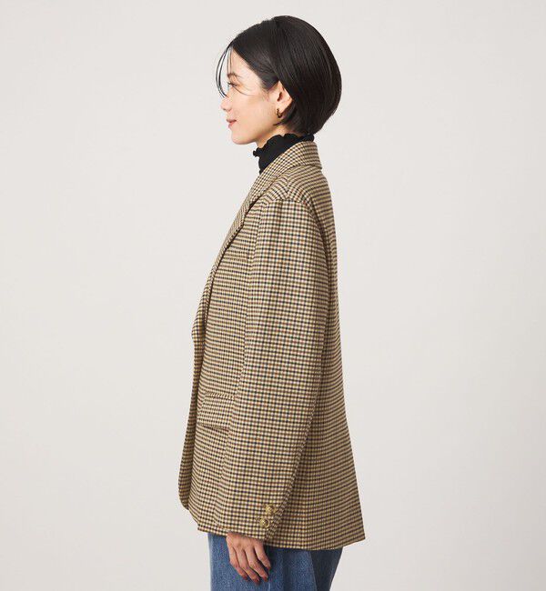 UNITED ARROWS green label relaxing「【別注】＜dahl'ia＞チェック ジャケット」|テーラードジャケット|