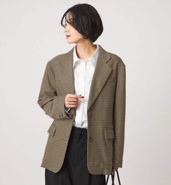 UNITED ARROWS green label relaxing「【別注】＜dahl'ia＞チェック ジャケット」|テーラードジャケット|