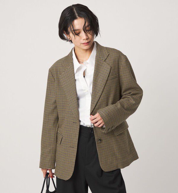 UNITED ARROWS green label relaxing「【別注】＜dahl'ia＞チェック ジャケット」|テーラードジャケット|