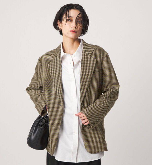 UNITED ARROWS green label relaxing「【別注】＜dahl'ia＞チェック ジャケット」|テーラードジャケット|