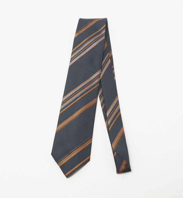 UNITED ARROWS green label relaxing「＜Alessandro Masi＞8.0cm ストライプ2 ネクタイ」|ネクタイ・蝶ネクタイ|DK.GRAY