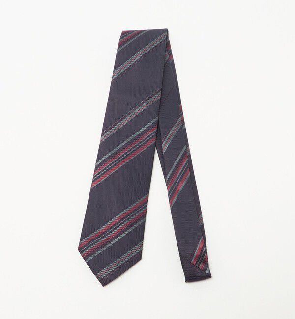 UNITED ARROWS green label relaxing「＜Alessandro Masi＞8.0cm ストライプ2 ネクタイ」|ネクタイ・蝶ネクタイ|WINE