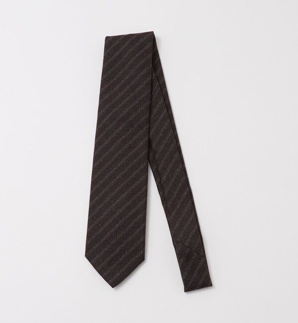 UNITED ARROWS green label relaxing「＜Bleck＞8.0cm REDA ストライプ ネクタイ」|ネクタイ・蝶ネクタイ|DK.BROWN