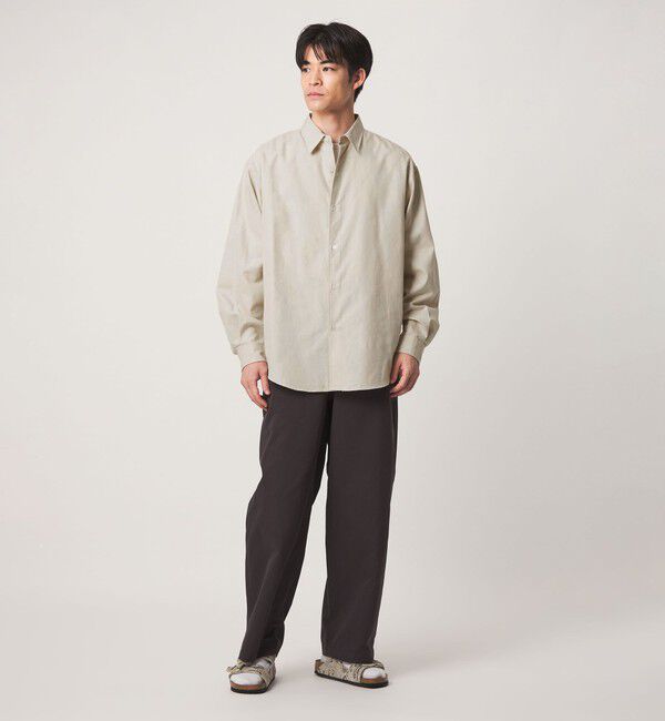 UNITED ARROWS green label relaxing「FINE BASIC スビン オックスフォード レギュラー 長袖 シャツ」|シャツ・ブラウス|